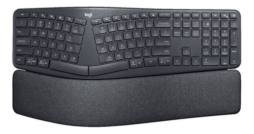 Teclado Bluetooth Logitech Ergo K860 Qwerty Español Negro