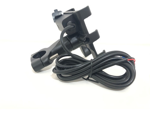 Suporte Celular Alumínio Para Motos 360º Com Carregador Usb!