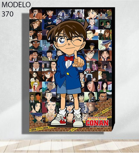 Cuadro Decorativo Anime Detective Conan Textura