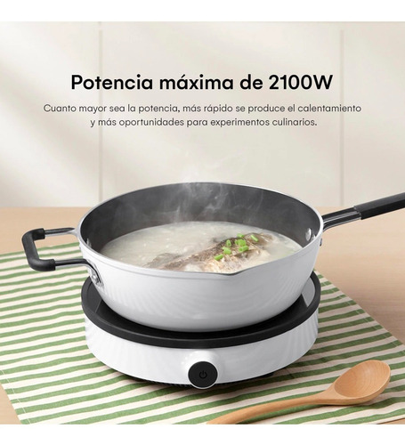 Imagen 2 de 6 de Cocina Eléctrica Xiaomi Mijia Induction Cooker Youth Edition