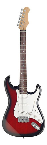 Guitarra Electrica Roja Sombreada Importada