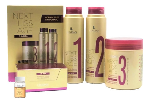Lendan Tratamiento Alisado Next Liss Age Profesional Pack