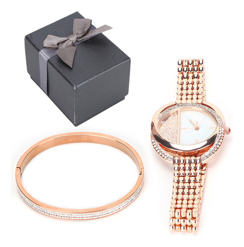 Juego De Relojes, Pulseras Y Joyas Para Mujer, Movimiento De
