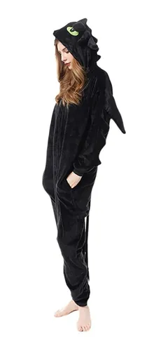Kigurumi Chimuelo Dragon Mameluco Adultos Cosplay Suavecito