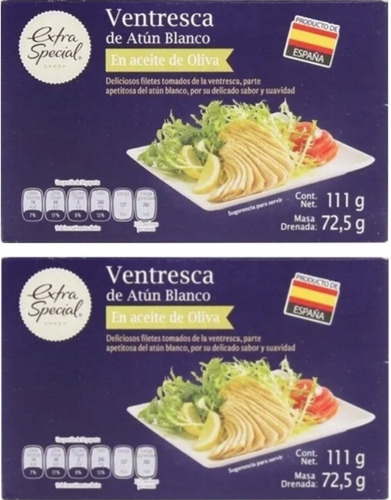 Atun Blanco De Ventresca 111g Extra Special España