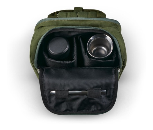 Imagen 3 de 5 de Mochila Matera Para Notebook - Militar Tiras Negras