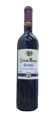 Vinho Tinto De Mesa Seco Quinta De Moraes 720 Ml
