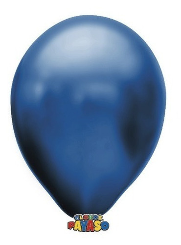 Bolsa De Globos Payaso Metálicos 50pz Cumpleaños Latex #9