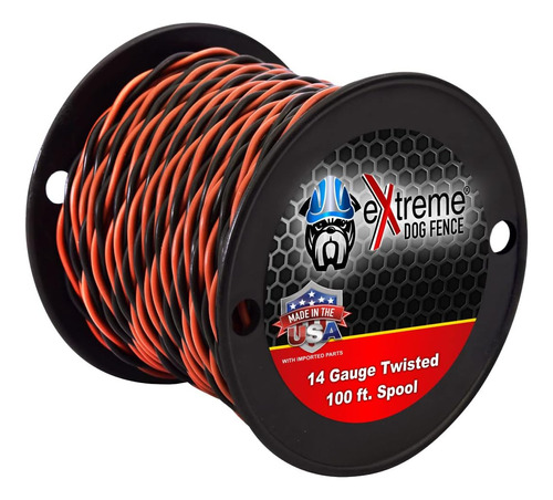 Extreme Dog Fence 100ft Spool 14awg Wire Twisted Dog Fence W