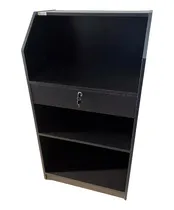 Comprar Balcão Caixa Preto 60cm 100%mdf (atendimento, Loja, Valet)