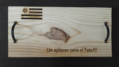 Imagen 4 de 6 de Tablón 30x60cm Asado O Picada Grabado Láser Personalizadas