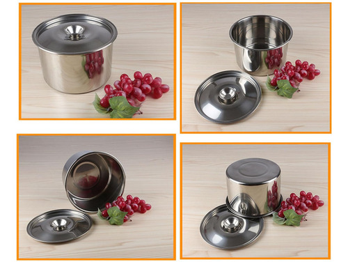 Sockpot De 12 Cm, Stew Pot De Acero Inoxidable Simple Con Ta