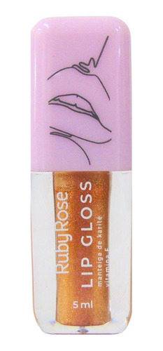 Lip Gloss Firefly Hidratante Com Glitter - Vitamina E