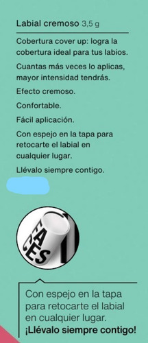 Natura Faces Labial Cremoso 3.5 Ml.