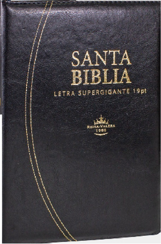 Biblia Reina Valera 1960 Letra 19 Super Gigante Cierre Negro