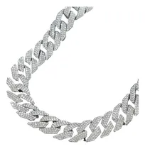 Comprar Collar Cadena Cubana De Eslabones Chapada Plata - Full Ice