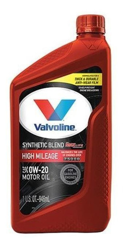 Aceite Valvoline Max Life 0w20 Semi Sintetico