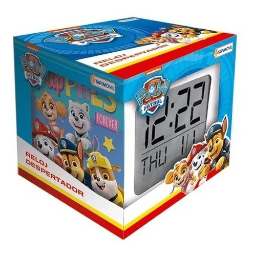 Reloj Digital Despertador Paw Patrol Tapimovil