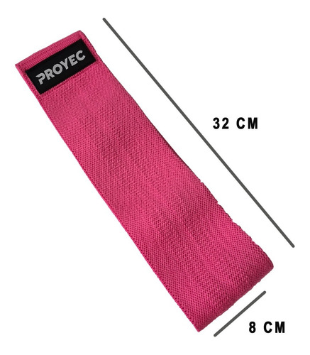 Pack X3 Banda Pro Circular Elastica Tela Theraband Proyec