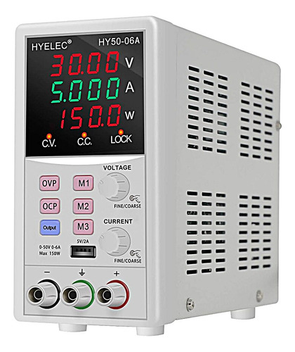 Hyelec Fuente Alimentacion Corriente Continua 50 V 6 A 150 W