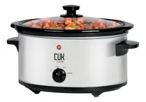 Comprar Olla De Cocción Lenta Gadnic 3,5lts Antiadherente Cocina Color Plateado