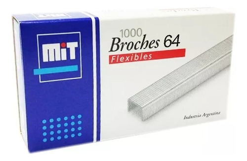 Broches Mit Para Abrochadora N 64 - Pack X3 Cajas X1000 Uni