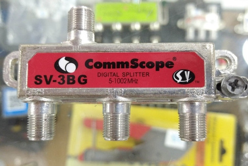 Splitter Ncm De 3 Vías 1000 Mhz, Cable Coaxial, Inter, Movis