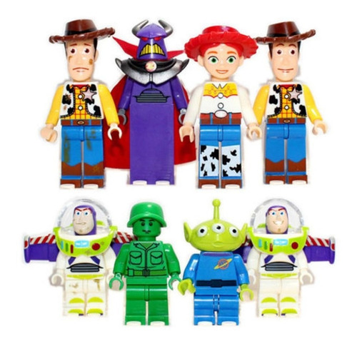 Toy Story Coleccion De Minifigura Compatible Con Lego X 8
