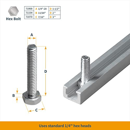 Riel T-track De Aluminio 71351p2 De 48 Pulgadas De Uso ...