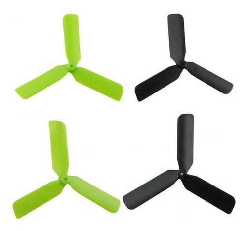 Juego De Hélices 6x1 Cw Ccw Compatible Con Hubsan X4 H107