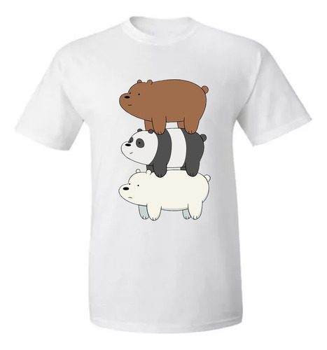 Remera De Algodón - Osos Escandalosos En Escalera - Est_56