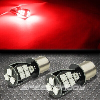 18 Smd 18smd 1157 Bay15d Red 5050 Led Turn/signal/tail/b Sxd