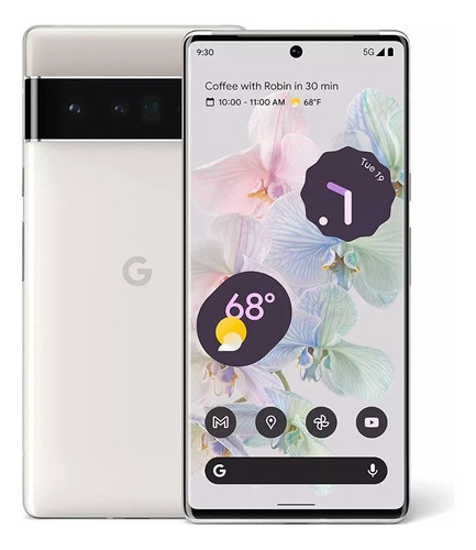 Google Pixel 6 Pro 128 Gb Cloudy White 12 Gb Ram Liberado Grado B (Reacondicionado)