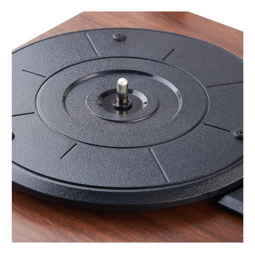 Tocadiscos De Escritorio Con Bluetooth Y 3 Velocidades Negro