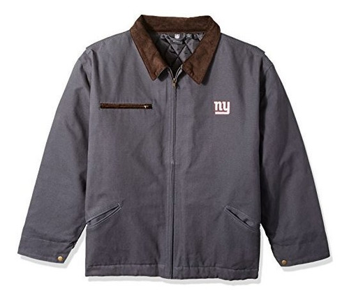 Nfl New York Giants Tradesman Lienzo Edredón Chaqueta