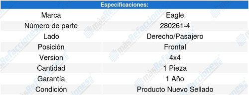 Soporte Motor Isuzu Pick Up L4 2.6l 88 A 95 Eagle 6544394