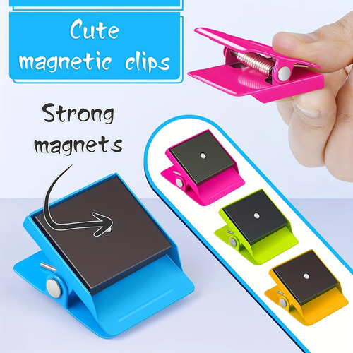 Imán Resistente Con Clips Magnéticos Para Nevera