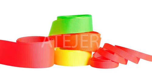 Imagen 2 de 2 de Gross De Seda Fluo Cordón De Oro N°3 16mm X Rollo De 10 Mts