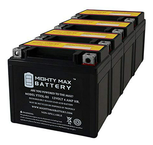 Mighty Max Battery Ytx5l-bs Batería De Repuesto Compatible C