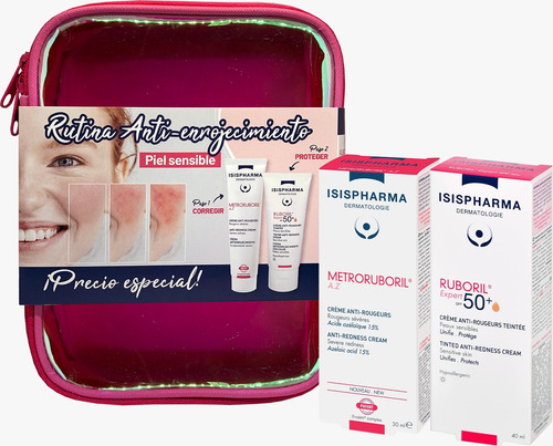 Kit Isispharma Metroruboril Az Y Ruboril Expert Spf 50+