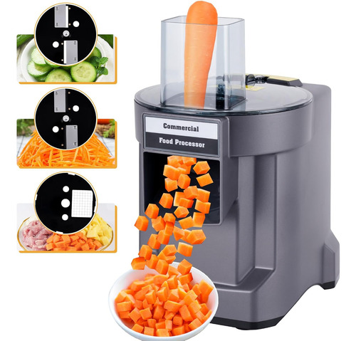 Comercial Verduras Dicer Chopper 3 En 1 Procesador De Alimen