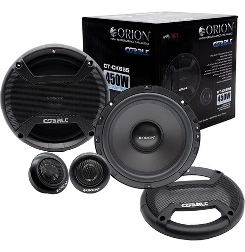 Bocinas 6.5 Coaxial Orion Cobalc 2 Tweerer . 450w Ct-ck655 Color Negro