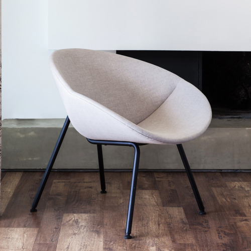 Sillón De Diseño Ovo Base Negra