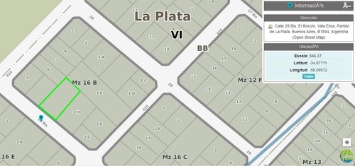 Venta De Terreno En Villa Elisa