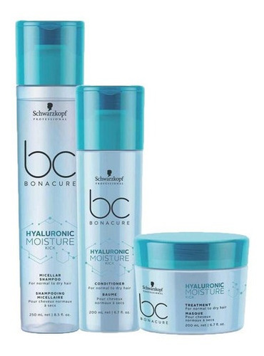 Kit Schwarzkopf Moisture Kich Sh.250ml Cond.200ml  Másc200gr