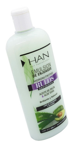 Imagen 2 de 5 de Acondicionador Han Curly Girl Hidronutritivo Rulos 500ml