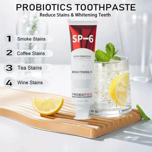 Hannahcos Sp-6 Probióticos Creme Dental Clareador 140g