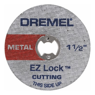 Disco De Corte Ez Lock Dremel Ez456 1-1/2pul 5pzs Color Gris/rojo