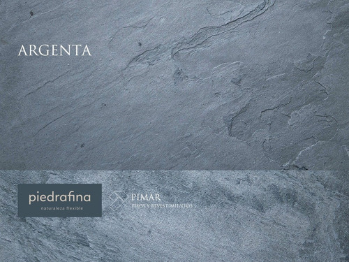 Imagen 2 de 10 de Revestimiento De Piedra Flexible Piedrafina Argenta
