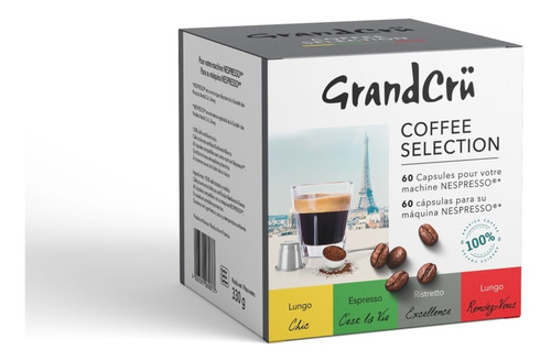 Box - Pack 60 Cápsulas Grand Cru Nespresso ® Compatibles 
